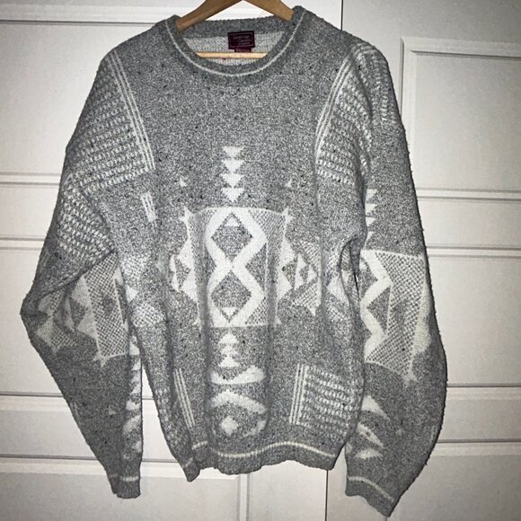Vintage Men's 1990's Cambridge Classics by Mervyn's Sweater - Picture 1 of 3